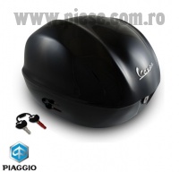 Cutie bagaj originala Vespa Sprint (14-) 50-125-150cc – culoare: negru (black – Vulcano 98/A) – 32 Litri